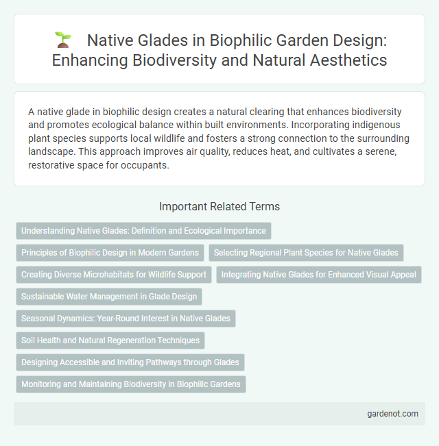 Native Glades in Biophilic Garden Design: Enhancing Biodiversity and Natural Aesthetics
