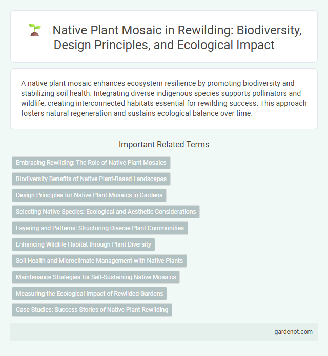 Native Plant Mosaic in Rewilding: Biodiversity, Design Principles, and Ecological Impact