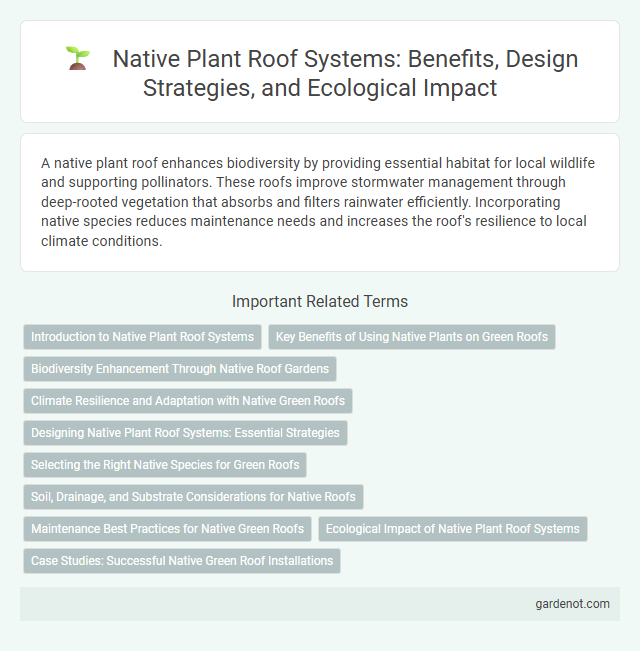 Native Plant Roof Systems: Benefits, Design Strategies, and Ecological Impact
