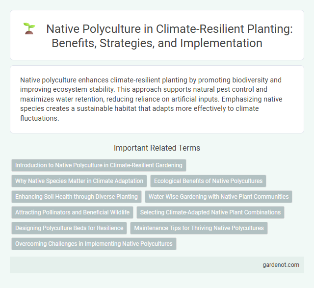 Native Polyculture in Climate-Resilient Planting: Benefits, Strategies, and Implementation