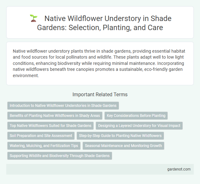 Native Wildflower Understory in Shade Gardens: Selection, Planting, and Care