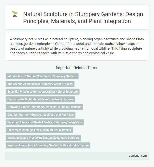 Natural Sculpture in Stumpery Gardens: Design Principles, Materials, and Plant Integration