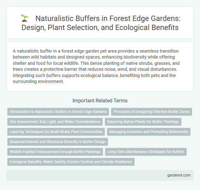 Naturalistic Buffers in Forest Edge Gardens: Design, Plant Selection, and Ecological Benefits