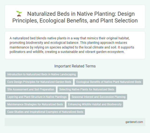 Naturalized Beds in Native Planting: Design Principles, Ecological Benefits, and Plant Selection