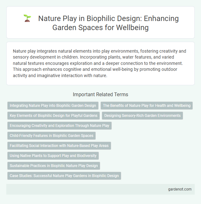 Nature Play in Biophilic Design: Enhancing Garden Spaces for Wellbeing