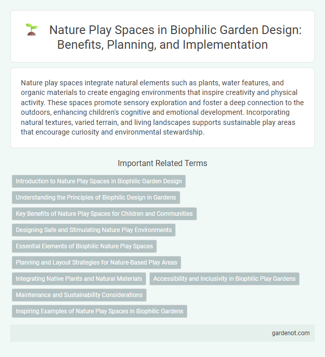 Nature Play Spaces in Biophilic Garden Design: Benefits, Planning, and Implementation