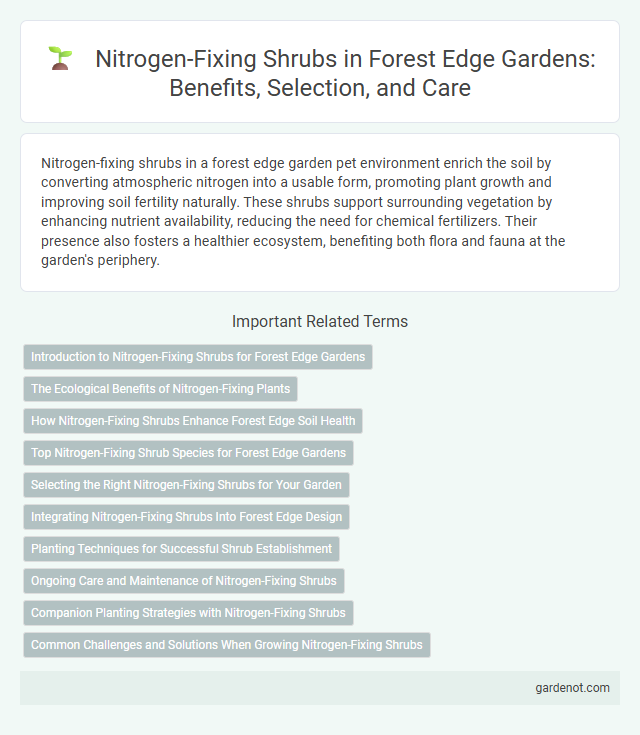 Nitrogen-Fixing Shrubs in Forest Edge Gardens: Benefits, Selection, and Care