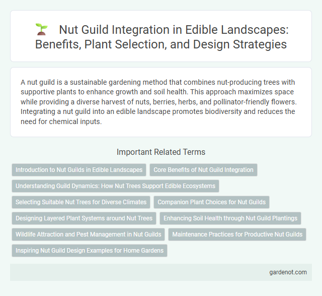 Nut Guild Integration in Edible Landscapes: Benefits, Plant Selection, and Design Strategies
