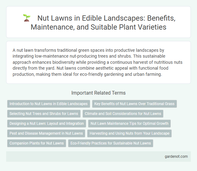 Nut Lawns in Edible Landscapes: Benefits, Maintenance, and Suitable Plant Varieties