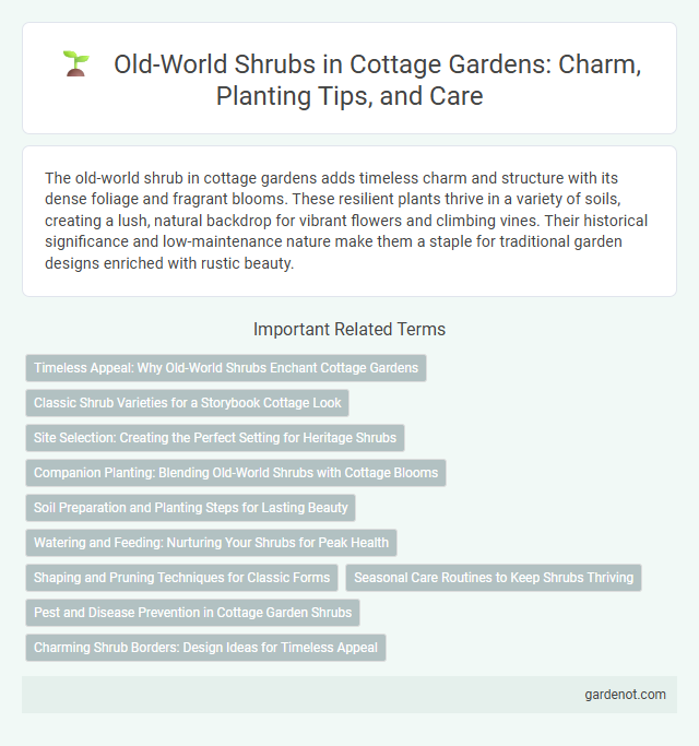 Old-World Shrubs in Cottage Gardens: Charm, Planting Tips, and Care