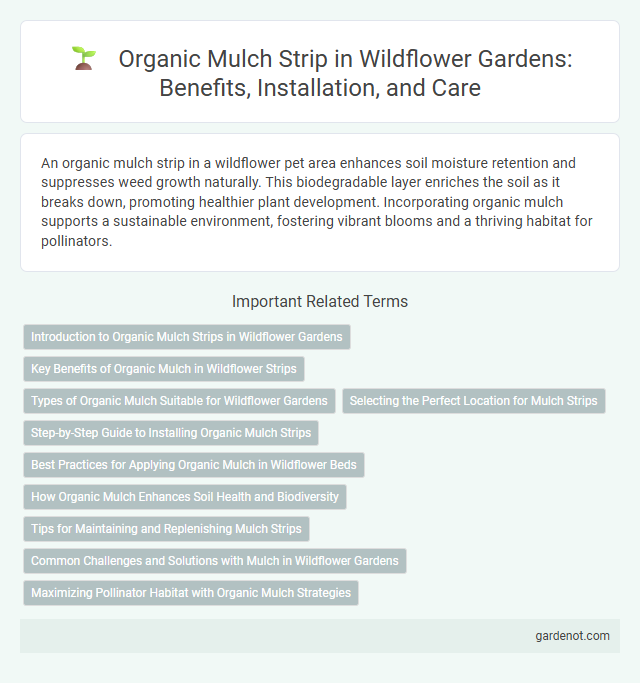 Organic Mulch Strip in Wildflower Gardens: Benefits, Installation, and Care