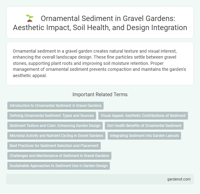 Ornamental Sediment in Gravel Gardens: Aesthetic Impact, Soil Health, and Design Integration