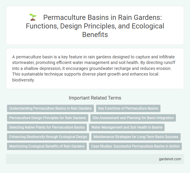 Permaculture Basins in Rain Gardens: Functions, Design Principles, and Ecological Benefits