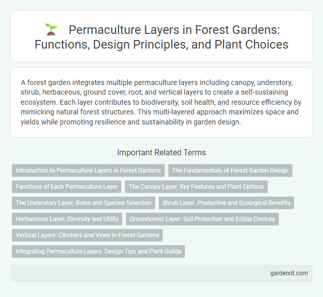 Permaculture Layers in Forest Gardens: Functions, Design Principles, and Plant Choices