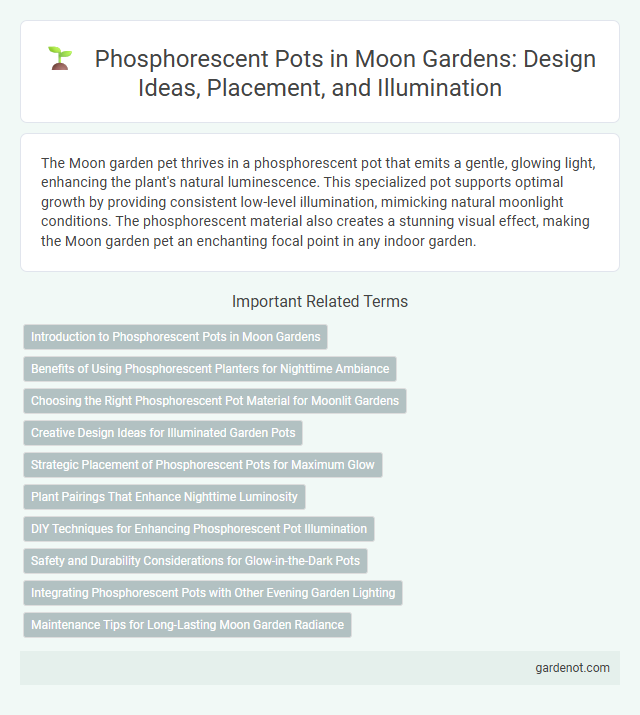 Phosphorescent Pots in Moon Gardens: Design Ideas, Placement, and Illumination