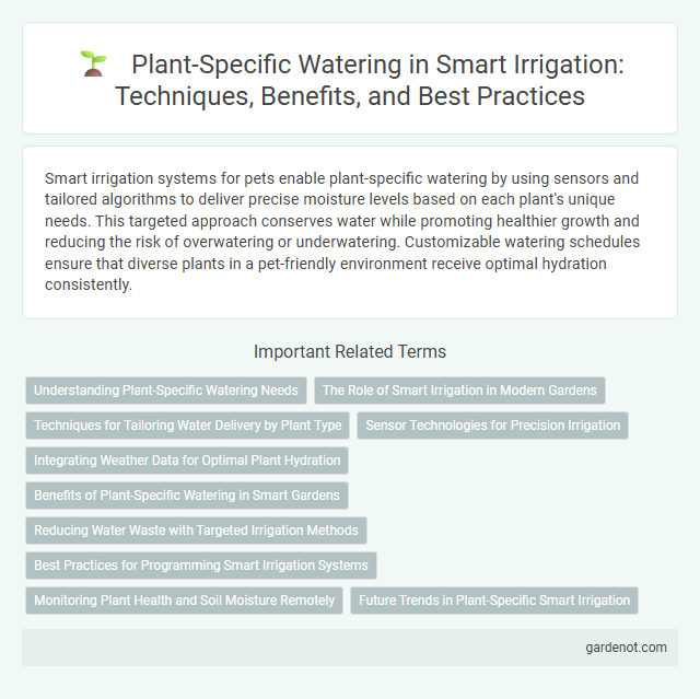Plant-Specific Watering in Smart Irrigation: Techniques, Benefits, and Best Practices