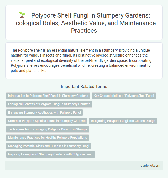 Polypore Shelf Fungi in Stumpery Gardens: Ecological Roles, Aesthetic Value, and Maintenance Practices
