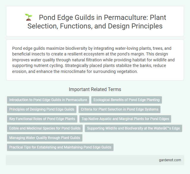 Pond Edge Guilds in Permaculture: Plant Selection, Functions, and Design Principles
