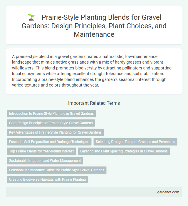 Prairie-Style Planting Blends for Gravel Gardens: Design Principles, Plant Choices, and Maintenance