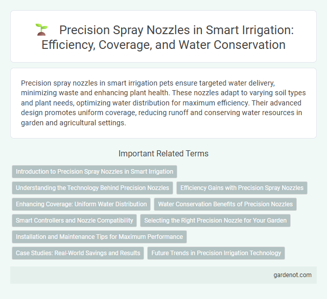 Precision Spray Nozzles in Smart Irrigation: Efficiency, Coverage, and Water Conservation