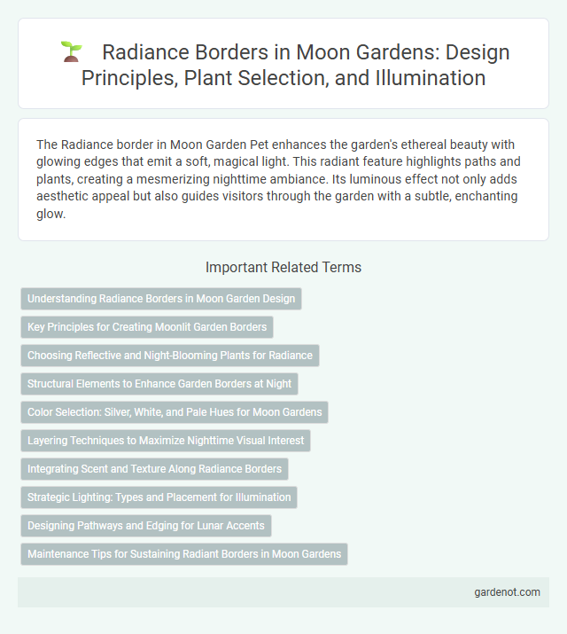Radiance Borders in Moon Gardens: Design Principles, Plant Selection, and Illumination