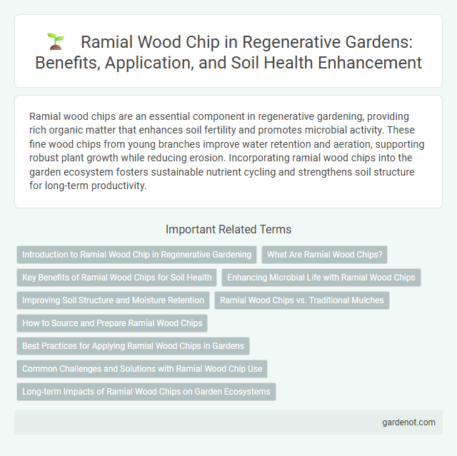 Ramial Wood Chip in Regenerative Gardens: Benefits, Application, and Soil Health Enhancement