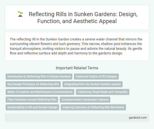 Reflecting Rills in Sunken Gardens: Design, Function, and Aesthetic Appeal