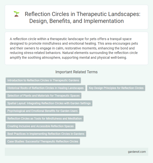 Reflection Circles in Therapeutic Landscapes: Design, Benefits, and Implementation