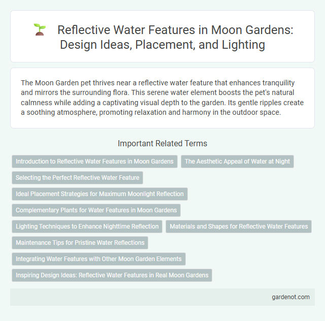 Reflective Water Features in Moon Gardens: Design Ideas, Placement, and Lighting