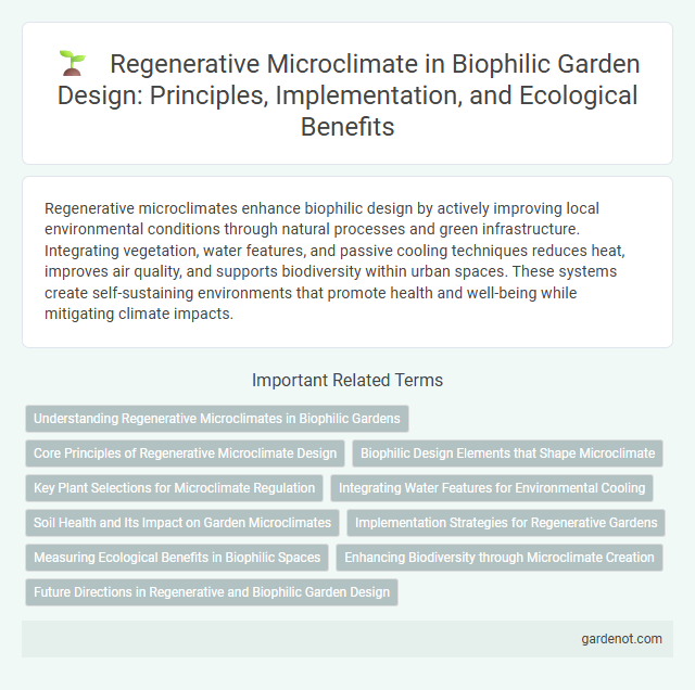 Regenerative Microclimate in Biophilic Garden Design: Principles, Implementation, and Ecological Benefits