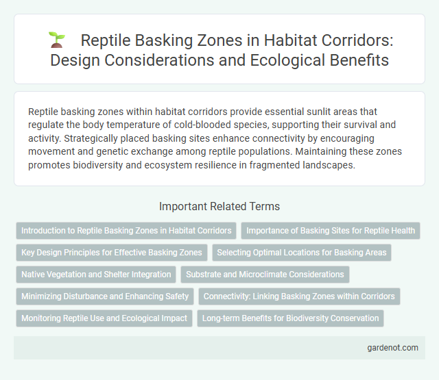Reptile Basking Zones in Habitat Corridors: Design Considerations and Ecological Benefits