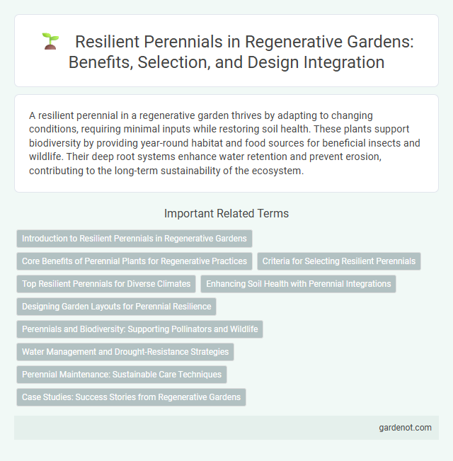 Resilient Perennials in Regenerative Gardens: Benefits, Selection, and Design Integration