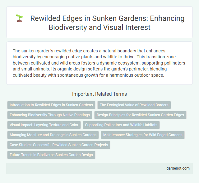 Rewilded Edges in Sunken Gardens: Enhancing Biodiversity and Visual Interest