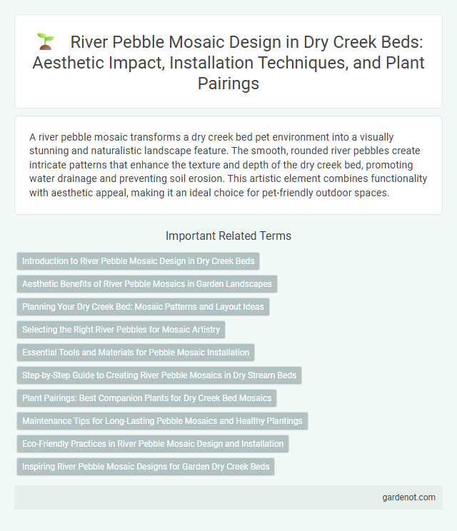River Pebble Mosaic Design in Dry Creek Beds: Aesthetic Impact, Installation Techniques, and Plant Pairings