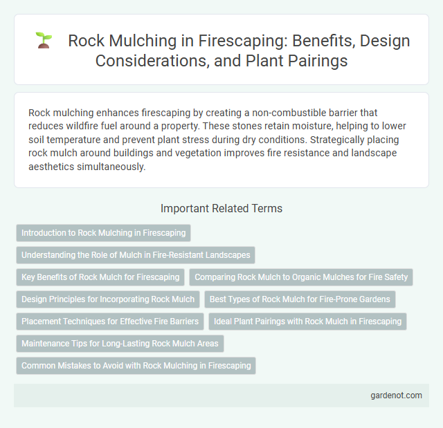 Rock Mulching in Firescaping: Benefits, Design Considerations, and Plant Pairings
