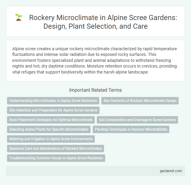 Rockery Microclimate in Alpine Scree Gardens: Design, Plant Selection, and Care