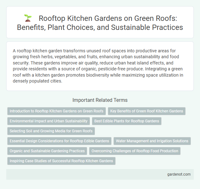 Rooftop Kitchen Gardens on Green Roofs: Benefits, Plant Choices, and Sustainable Practices