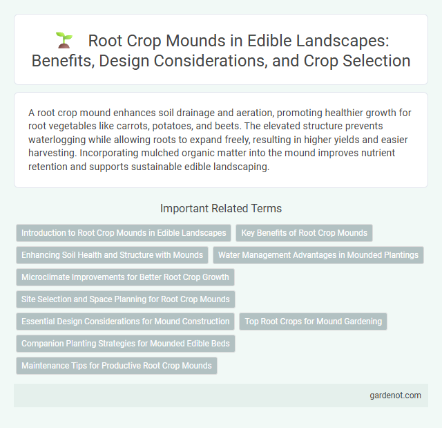 Root Crop Mounds in Edible Landscapes: Benefits, Design Considerations, and Crop Selection