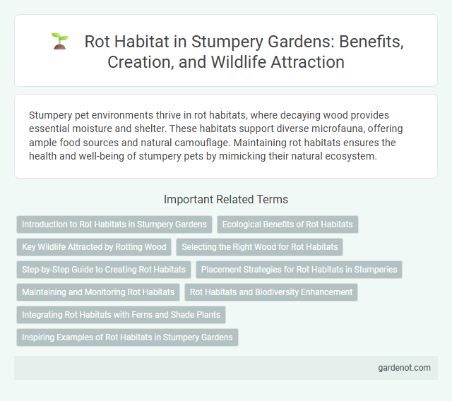Rot Habitat in Stumpery Gardens: Benefits, Creation, and Wildlife Attraction
