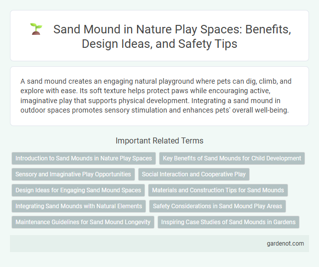 Sand Mound in Nature Play Spaces: Benefits, Design Ideas, and Safety Tips