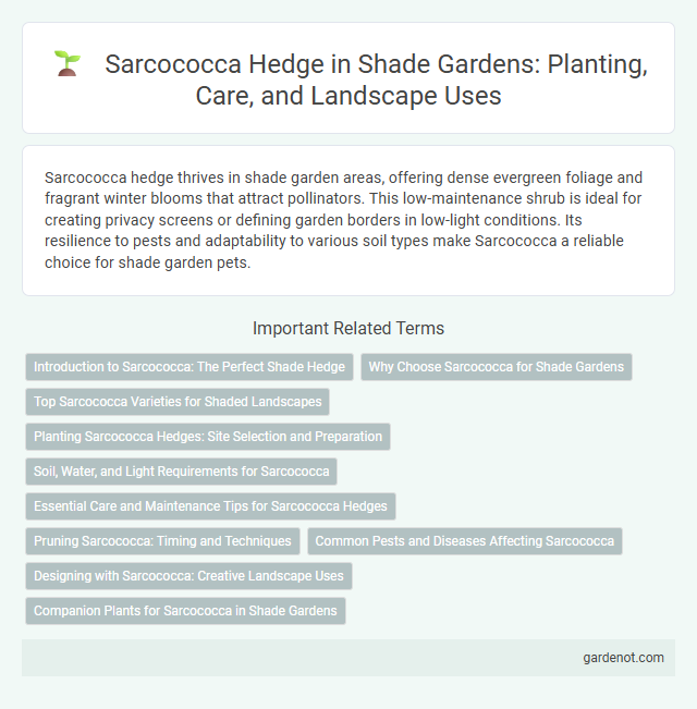 Sarcococca Hedge in Shade Gardens: Planting, Care, and Landscape Uses