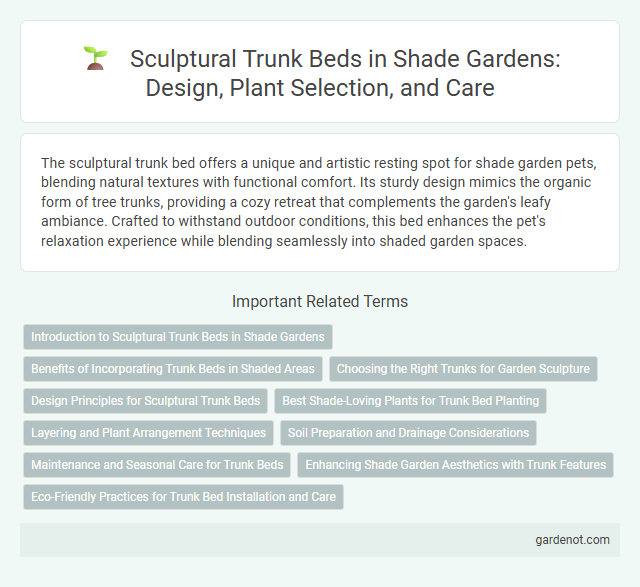 Sculptural Trunk Beds in Shade Gardens: Design, Plant Selection, and Care