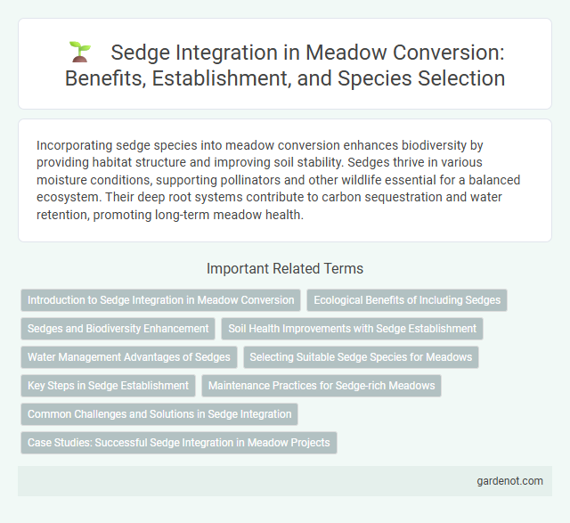 Sedge Integration in Meadow Conversion: Benefits, Establishment, and Species Selection