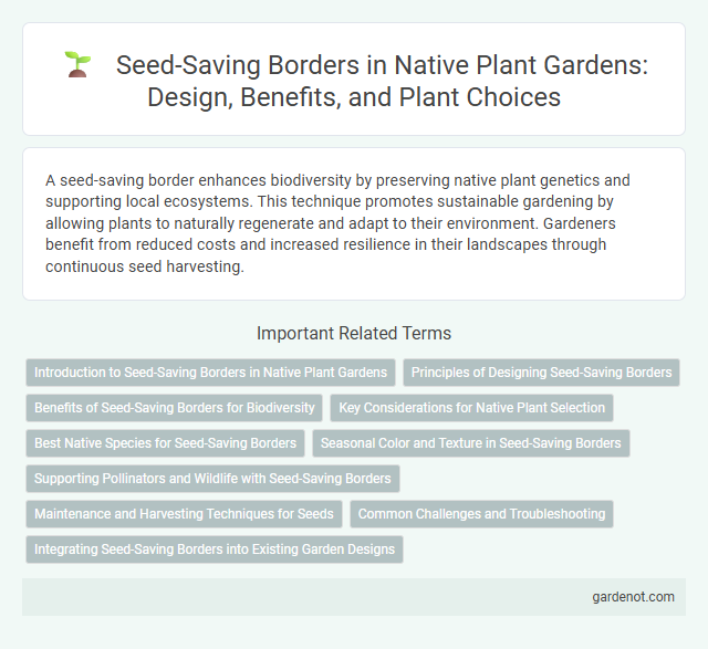 Seed-Saving Borders in Native Plant Gardens: Design, Benefits, and Plant Choices