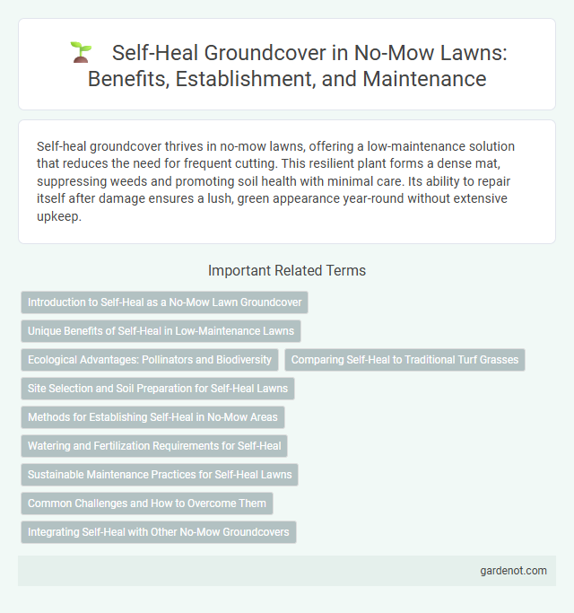 Self-Heal Groundcover in No-Mow Lawns: Benefits, Establishment, and Maintenance