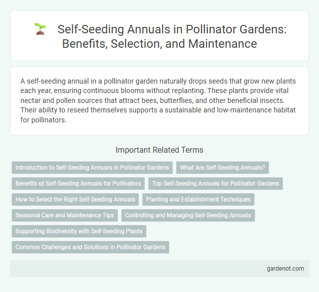 Self-Seeding Annuals in Pollinator Gardens: Benefits, Selection, and Maintenance