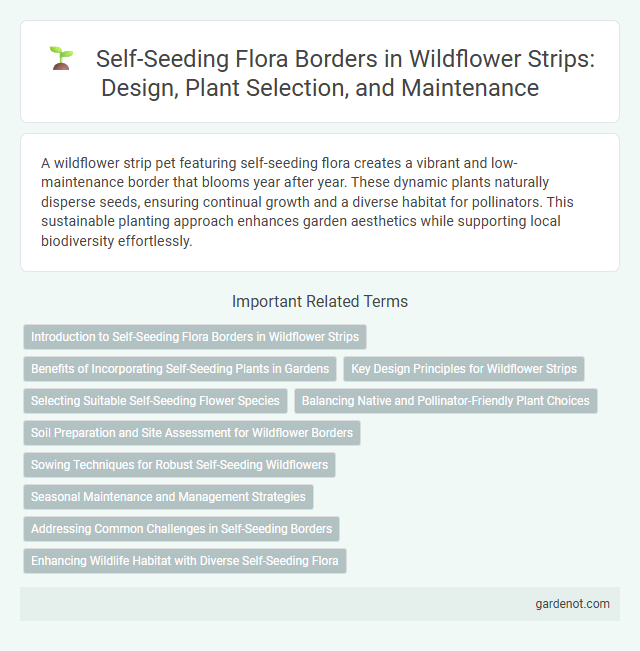 Self-Seeding Flora Borders in Wildflower Strips: Design, Plant Selection, and Maintenance