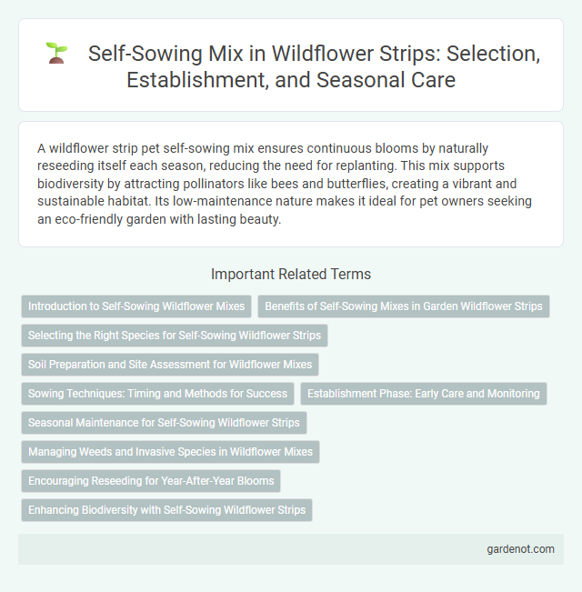 Self-Sowing Mix in Wildflower Strips: Selection, Establishment, and Seasonal Care
