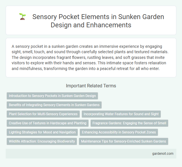 Sensory Pocket Elements in Sunken Garden Design and Enhancements