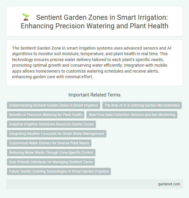 Sentient Garden Zones in Smart Irrigation: Enhancing Precision Watering and Plant Health